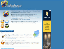 Tablet Screenshot of foldermagic.com